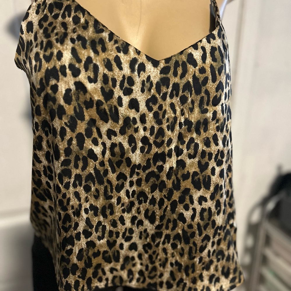 Iris Leopard Print Camisole Top